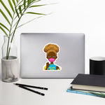 Stop Killing Us (Blond Afro Puff) Bubble-free stickers