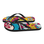 Woke Comic Flip-Flops