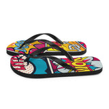 Woke Comic Flip-Flops
