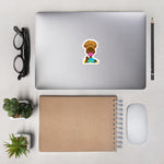 Stop Killing Us (Blond Afro Puff) Bubble-free stickers
