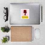 "Savage" (pink) stickers