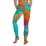 Teal Burst Leggings