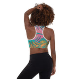 Savage (Teal) Padded Sports Bra