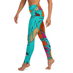 Teal Burst Leggings