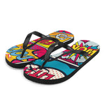 Woke Comic Flip-Flops