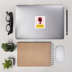 "Savage" (pink) stickers