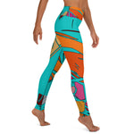 Teal Burst Leggings