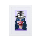 "SASSY" Framed Poster With Mat