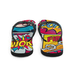 Woke Comic Flip-Flops