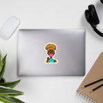 Stop Killing Us (Blond Afro Puff) Bubble-free stickers