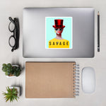 Savage (blue) stickers