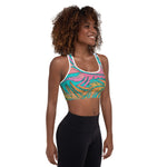 Savage (Teal) Padded Sports Bra