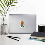 Stop Killing Us (Blond Afro Puff) Bubble-free stickers